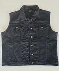 Veste à patchs noire de marque Black Premium - tailles S à 3XL - Metalvest