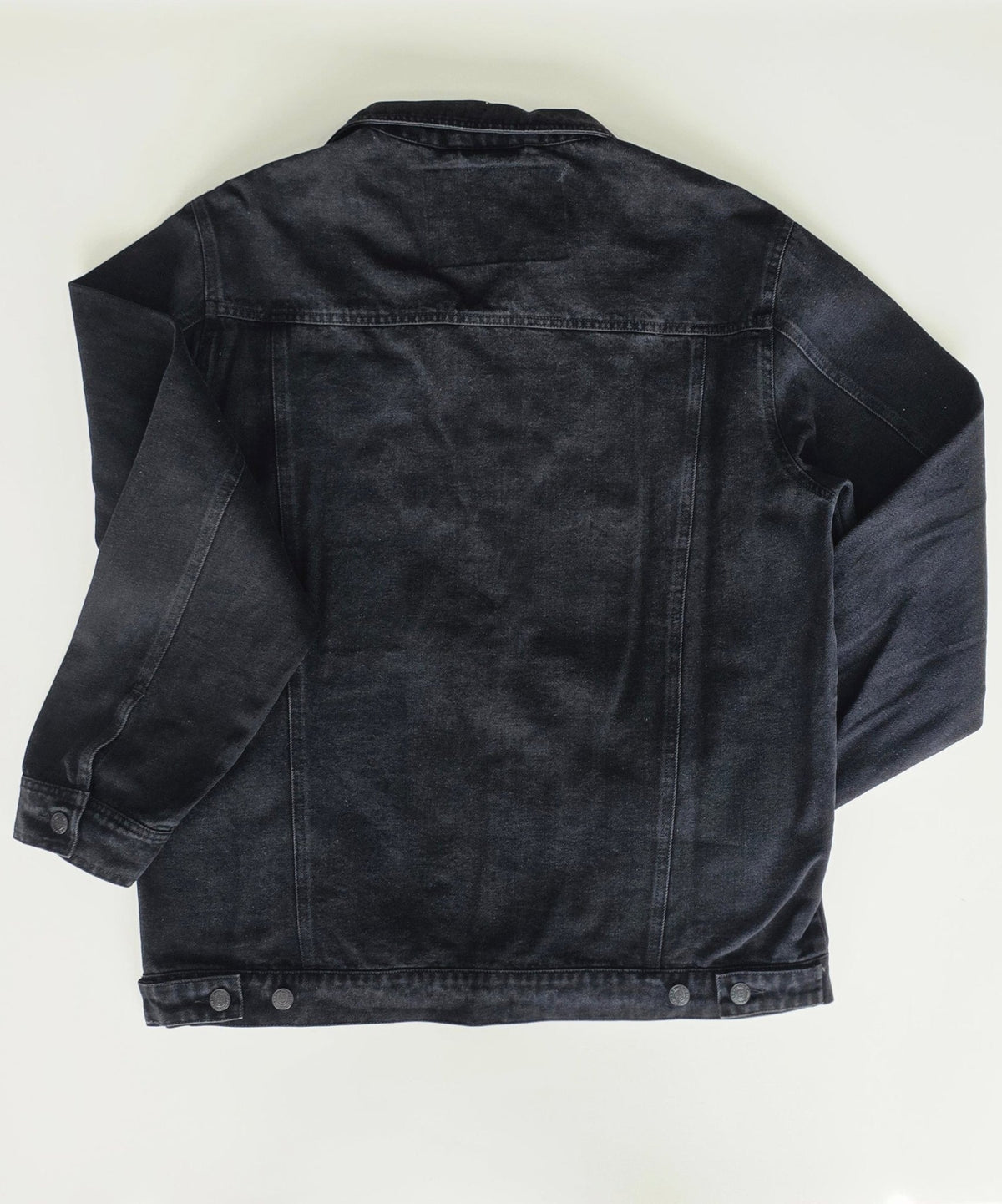 Veste à patchs noire de marque Pull The Plug - taille XL - Metalvest