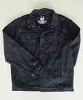 Veste à patchs noire de marque Pull The Plug - taille XL - Metalvest