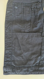 Veste à patchs noire de marque Terranova - tailles M, L ou XL - Metalvest