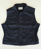 Veste à patchs noire de marque Terranova - tailles M, L ou XL - Metalvest