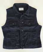 Veste à patchs noire de marque Terranova - tailles M, L ou XL - Metalvest