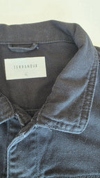 Veste à patchs noire de marque Terranova - tailles M, L ou XL - Metalvest
