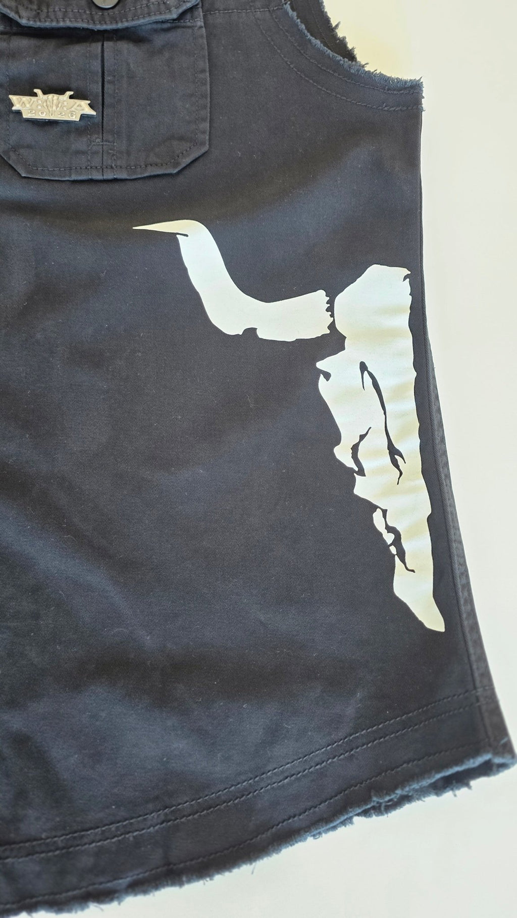 Veste à patchs noire de marque Wacken Open Air 2026 - taille L - Metalvest