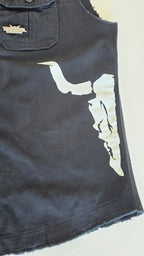 Veste à patchs noire de marque Wacken Open Air 2026 - taille L - Metalvest