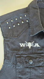 Veste à patchs noire de marque Wacken Open Air 2026 - taille L - Metalvest