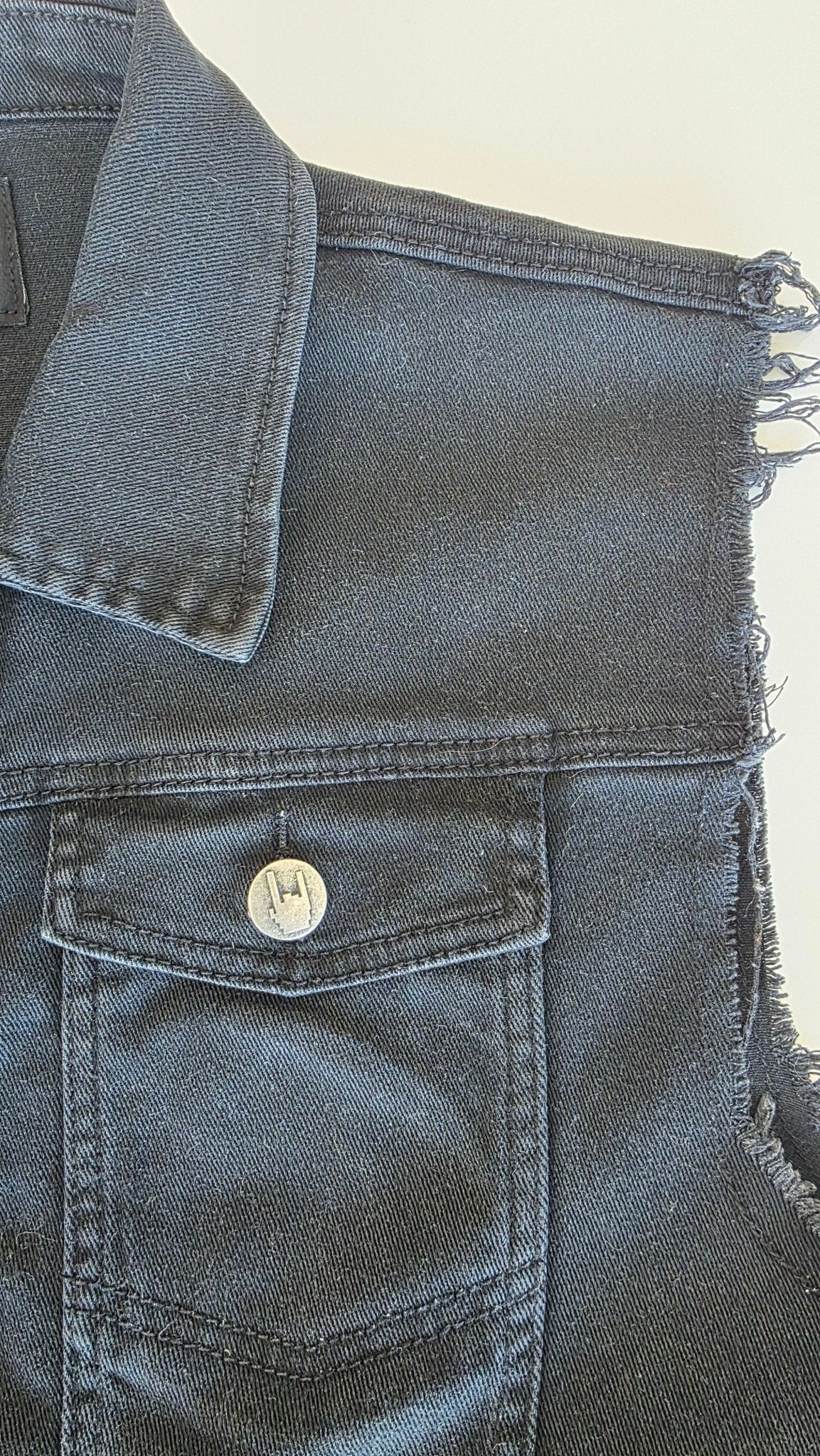 Veste à patchs noire femmes de marque Black Premium - tailles S à 3XL - Metalvest