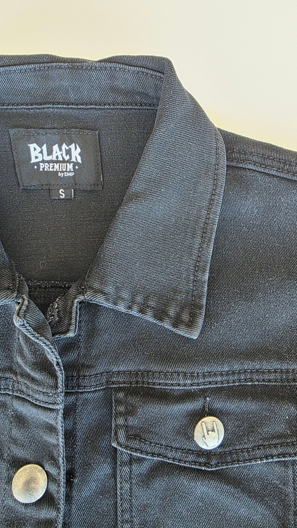 Veste à patchs noire femmes de marque Black Premium - tailles S à 3XL - Metalvest