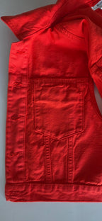 Veste à patchs orange de marque BZB - taille S - Metalvest