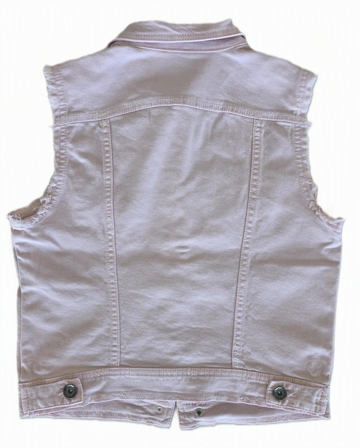 Veste à patchs rose pâle de marque Benetton - taille S - Metalvest