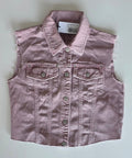 Veste à patchs rose pâle de marque Guess - taille S - Metalvest