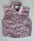 Veste à patchs rose pâle de marque Guess - taille S - Metalvest