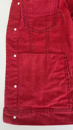 Veste à patchs rouge de marque Terranova - taille XL - Metalvest