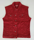 Veste à patchs rouge de marque Terranova - taille XL - Metalvest