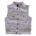 Veste à patchs rose pâle de marque Benetton - taille S